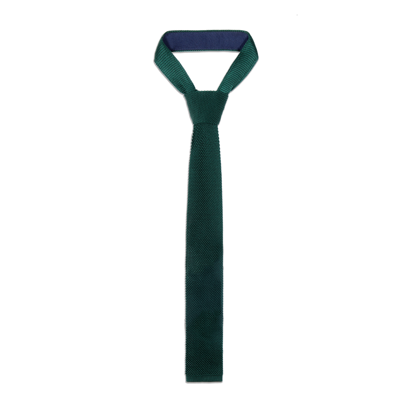 Silk Knit Tie in Evergreen