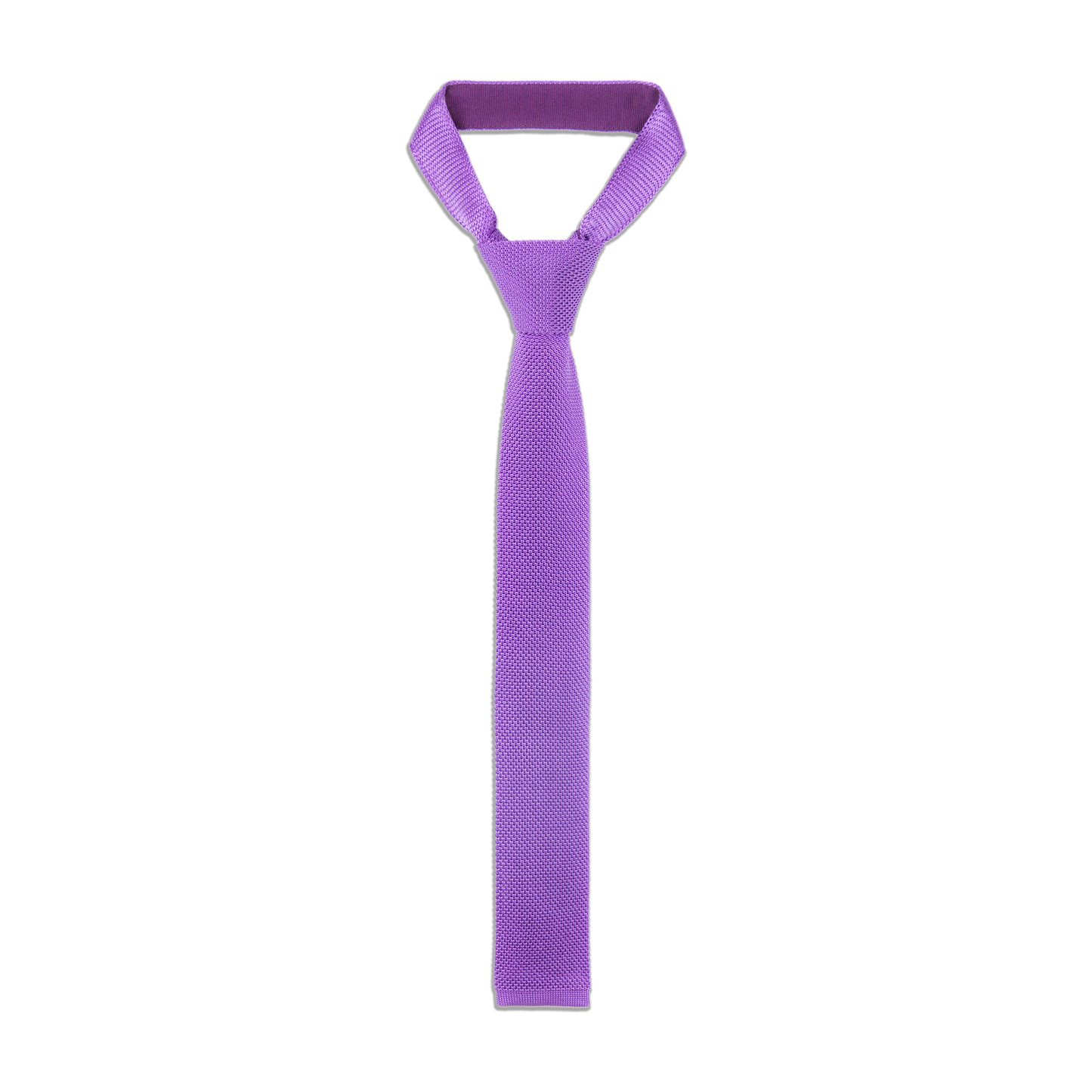 Silk Knit Tie in Ube