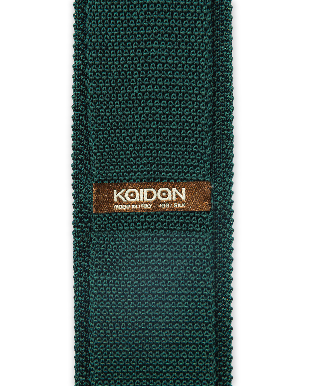 Silk Knit Tie in Evergreen