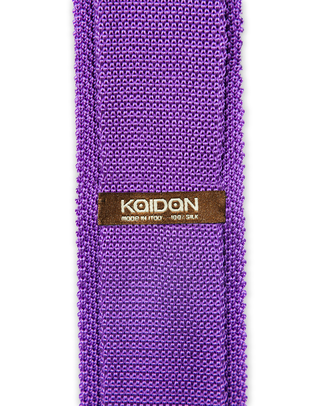 Silk Knit Tie in Ube