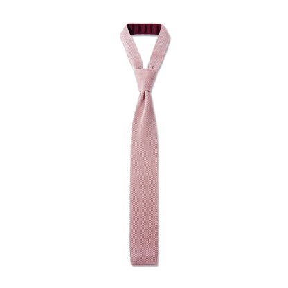 Cotton Knit Tie in Gum