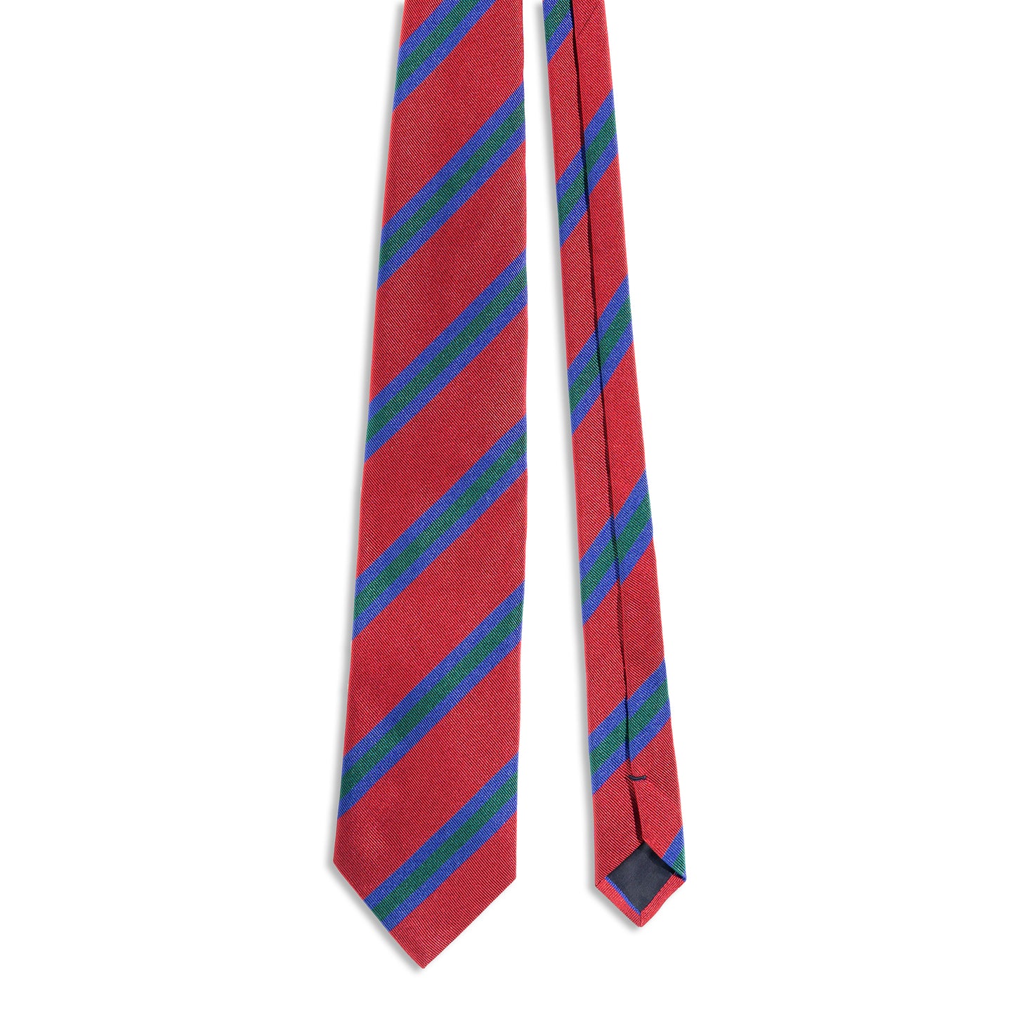 Silk Repp Tie in Apple