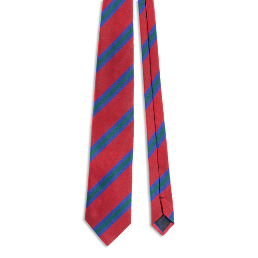 Silk Repp Tie in Apple