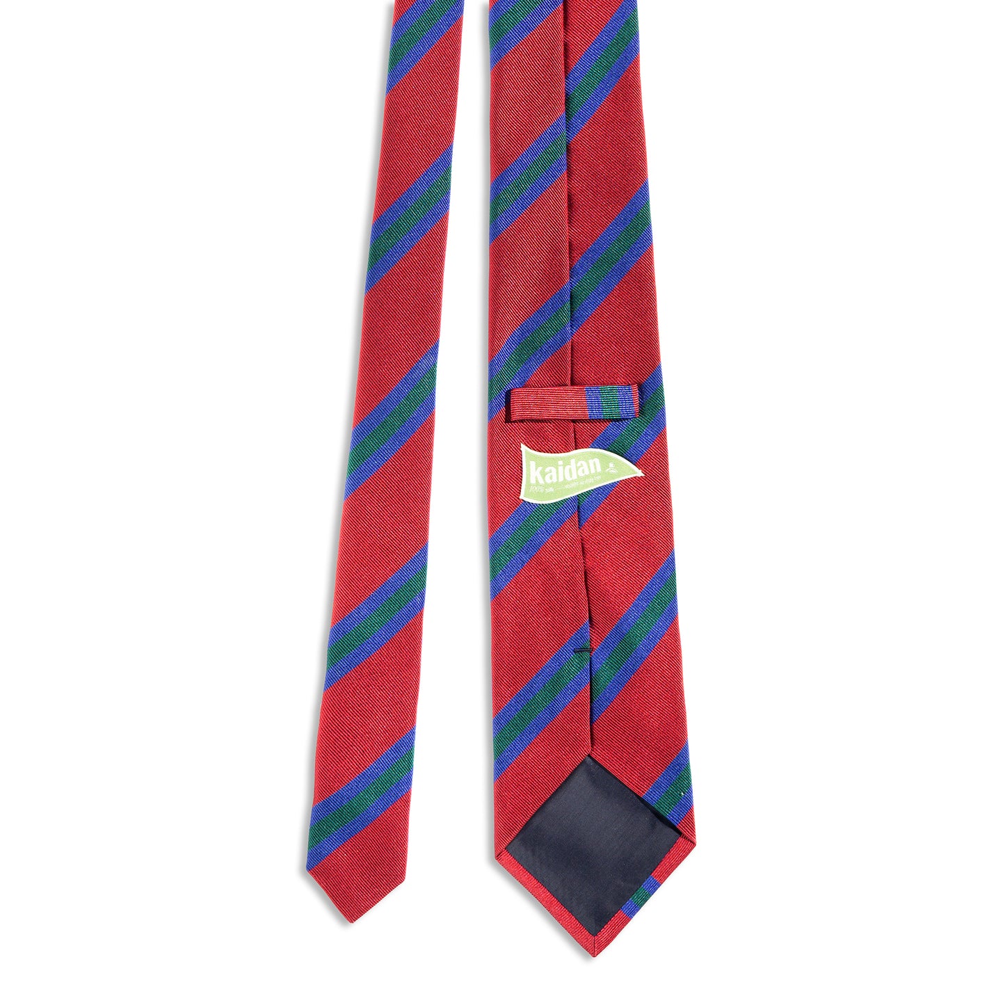 Silk Repp Tie in Apple