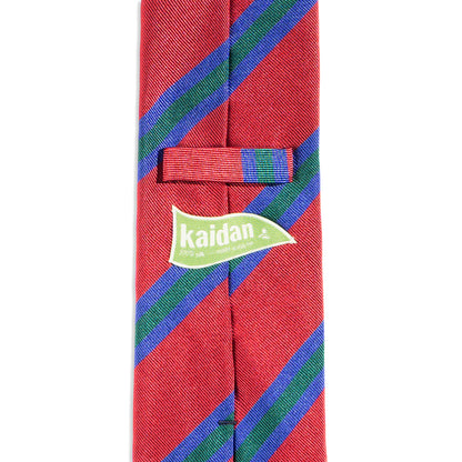 Silk Repp Tie in Apple