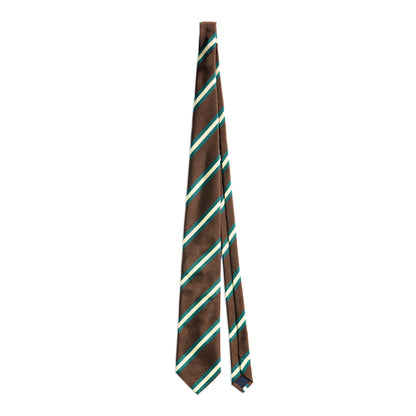 Silk Repp Tie in Duff