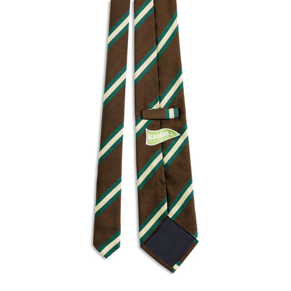 Silk Repp Tie in Duff