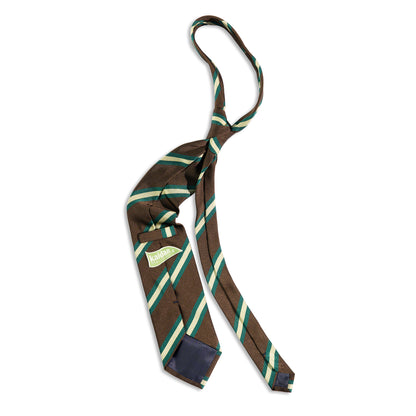Silk Repp Tie in Duff