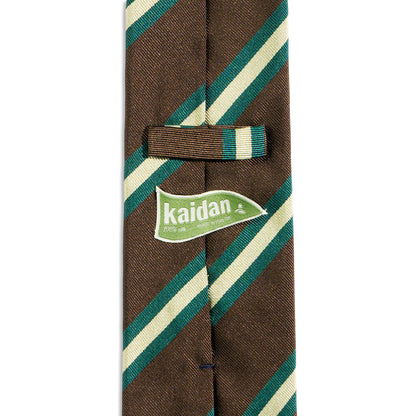 Silk Repp Tie in Duff
