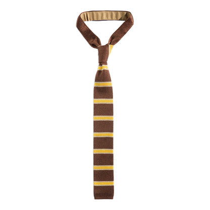 Silk Knit Tie in Friar