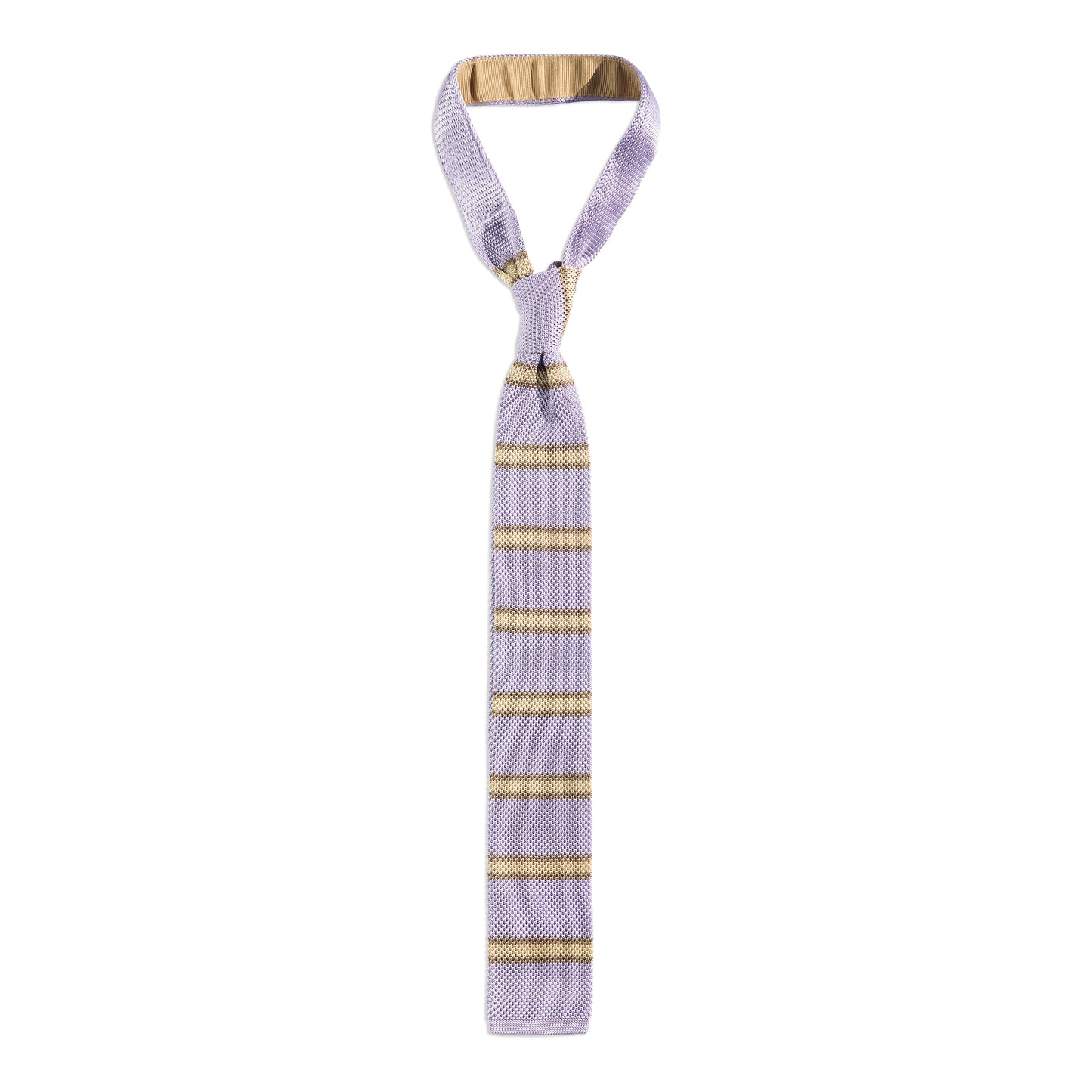 Silk Knit Tie in Halo Halo