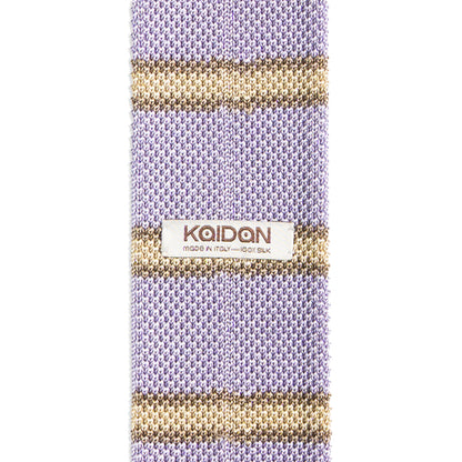 Silk Knit Tie in Halo Halo