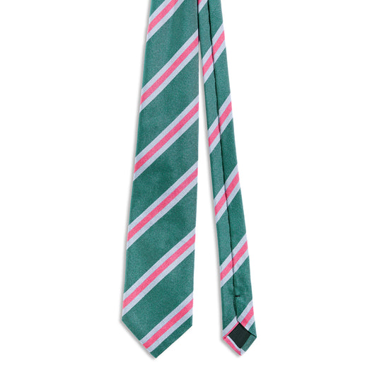 Silk Repp Tie in Melon