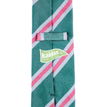 Silk Repp Tie in Melon